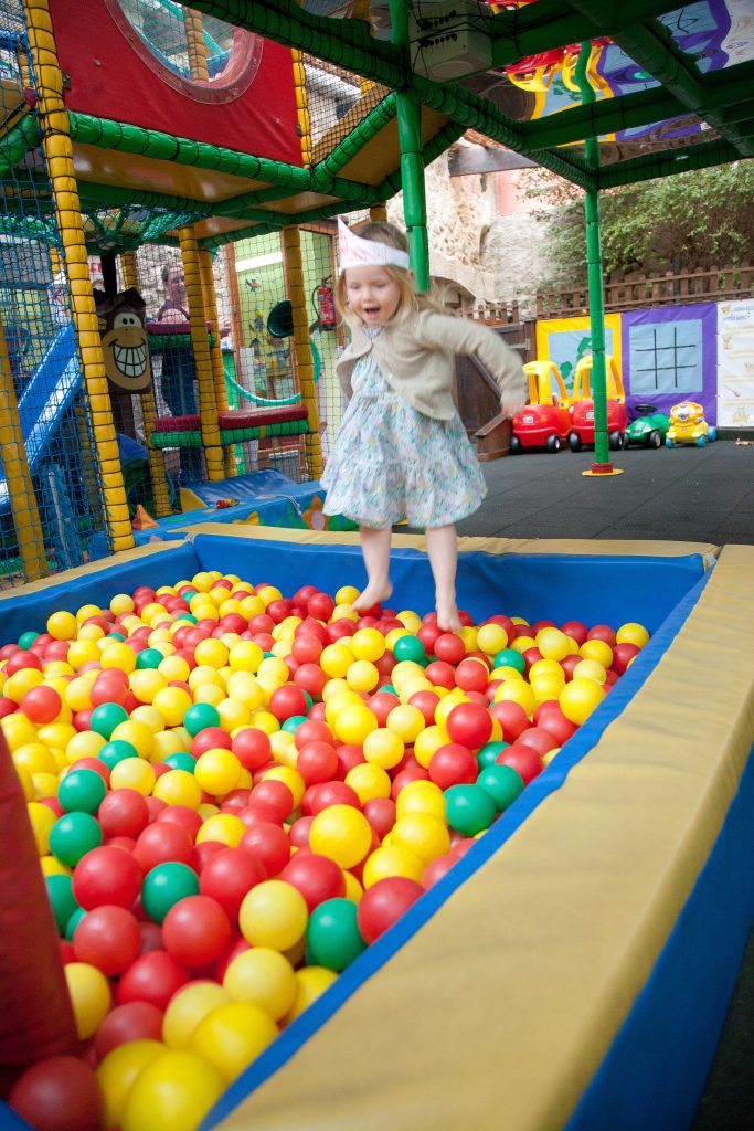 Children never run out of things to do in the creche